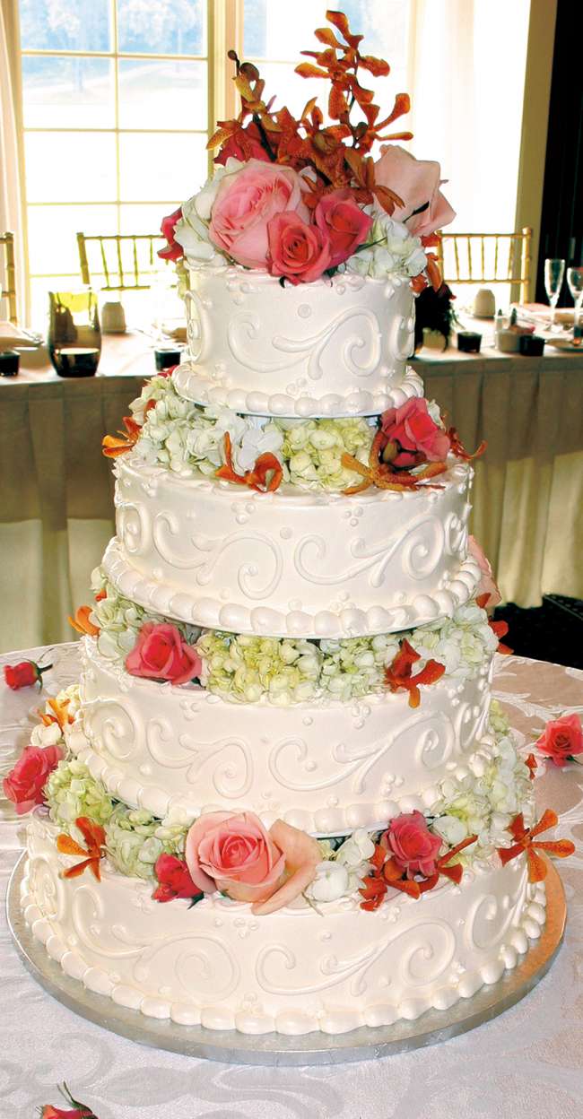 4-Tiered Buttercream Wedding Cake