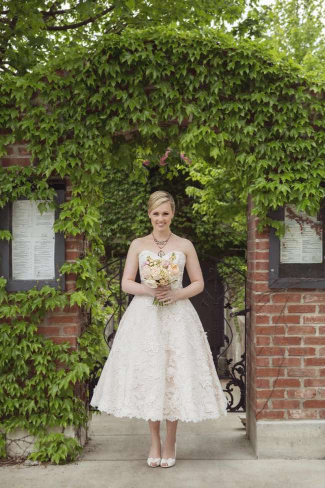 Modern, Organic Wedding Dress