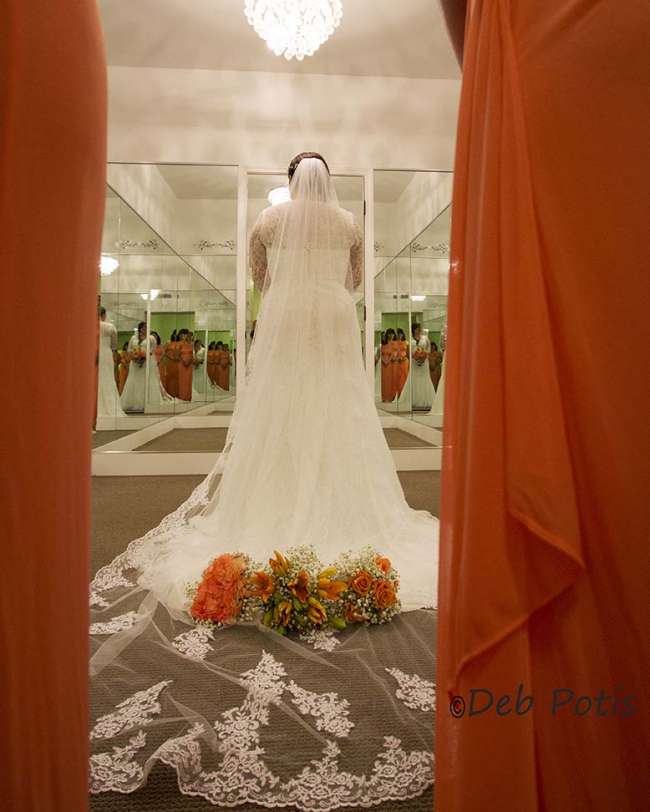 Wedding Dress reflection