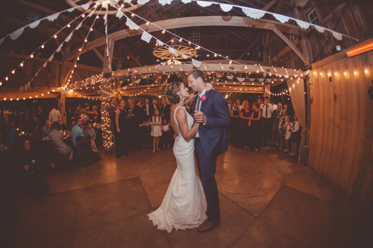 beautiful barn wedding