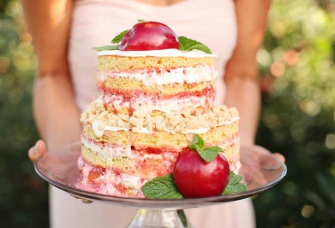 strawberry shortcake cake