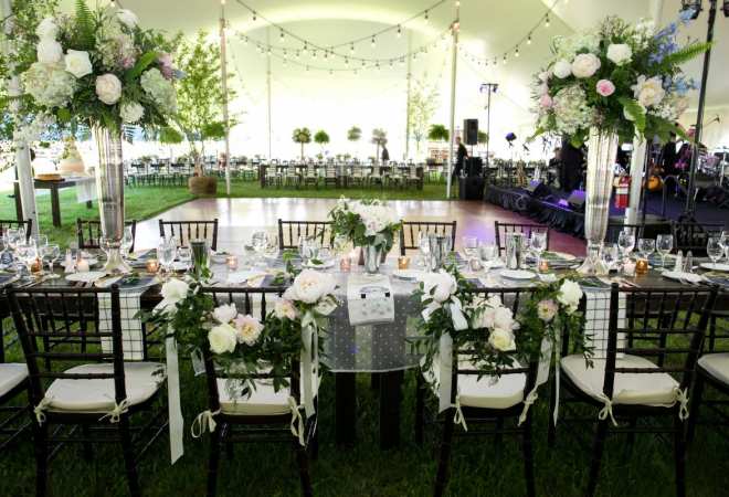wedding set up