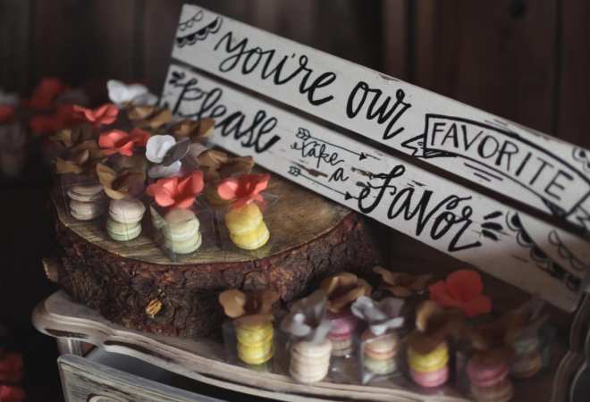 wedding favor sign