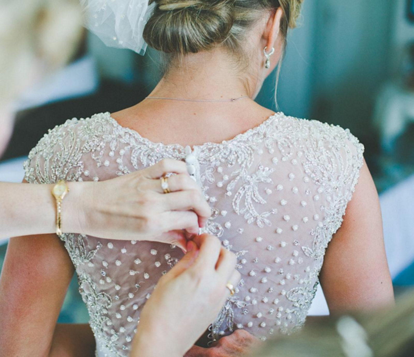 buttons on back of dress