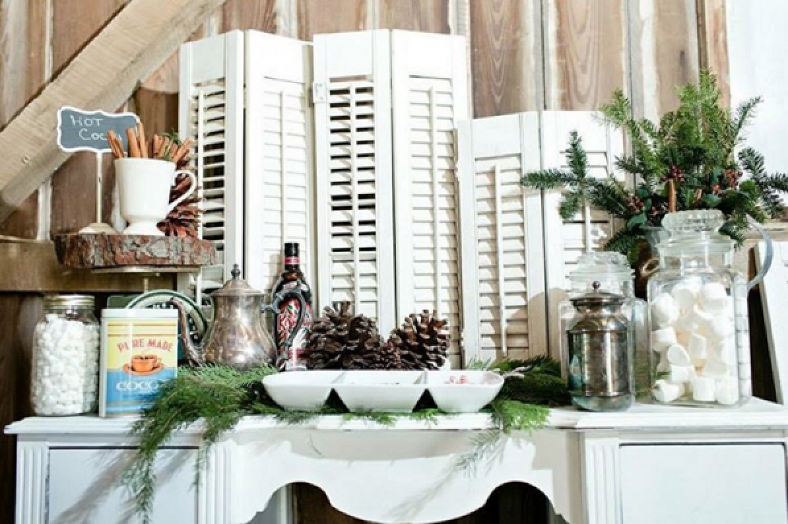 hot chocolate bar