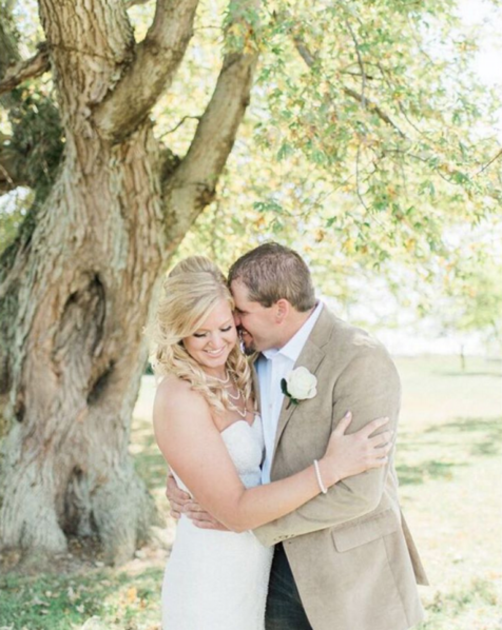 couple under tree