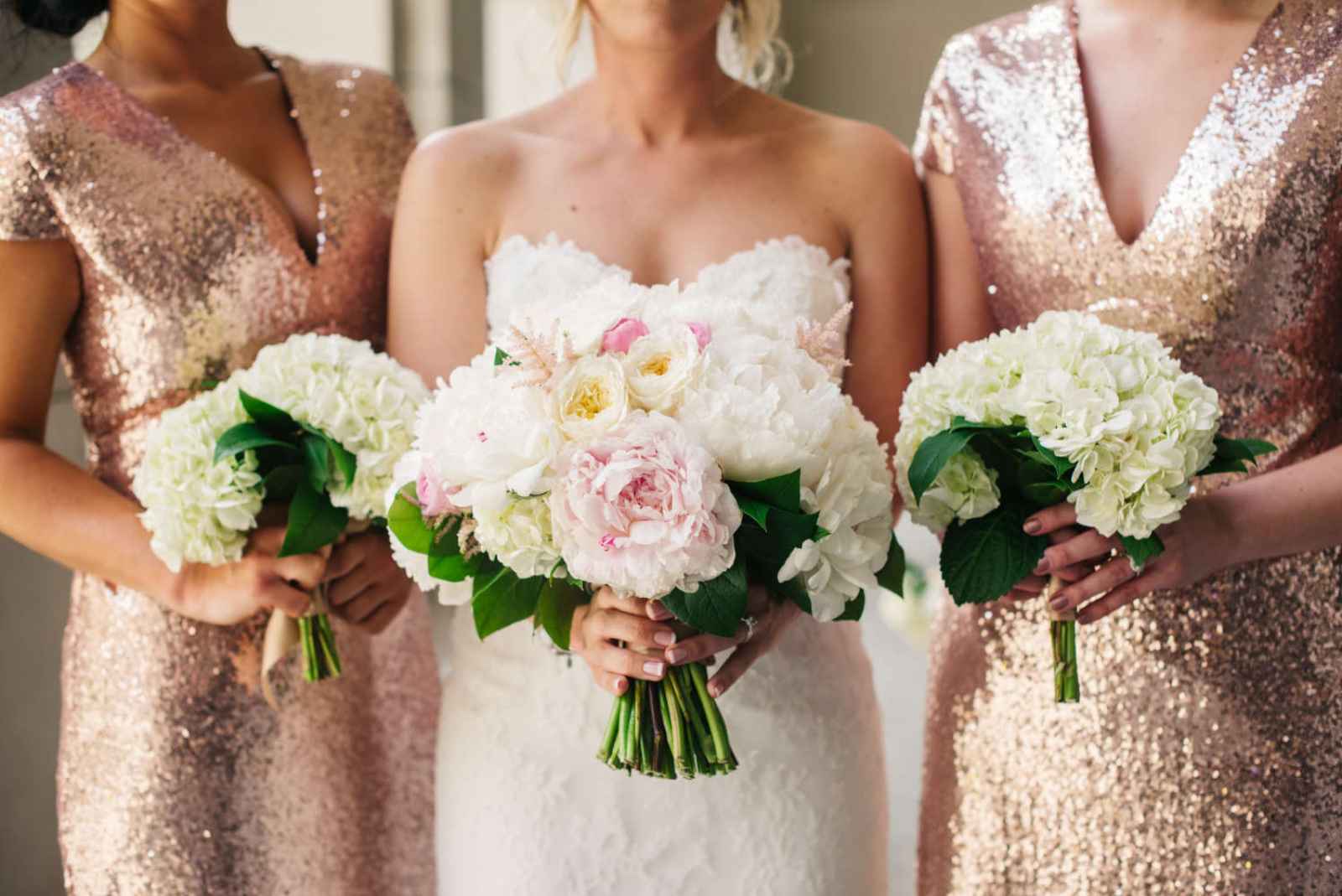bride and the maids