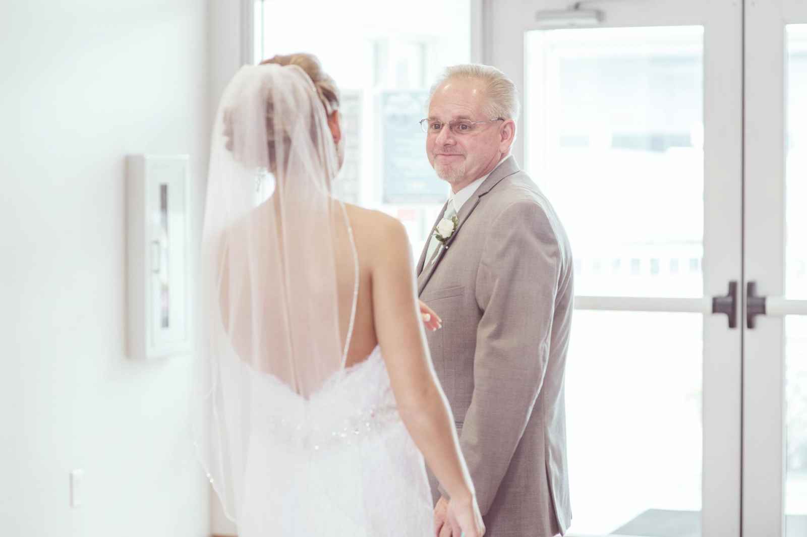 father daughter first look