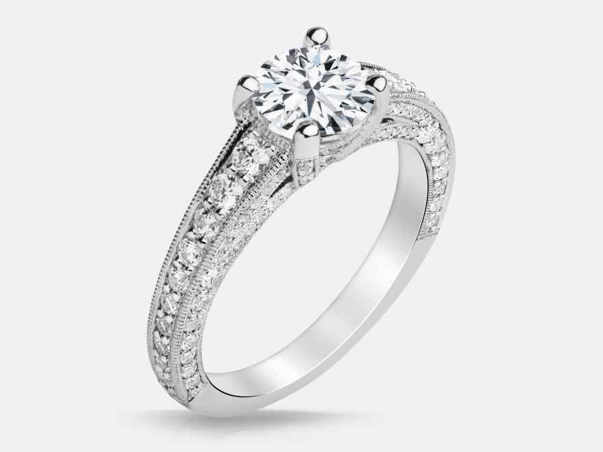 upright wedding ring