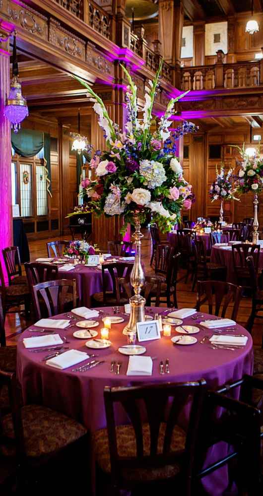 tall floral centerpiece