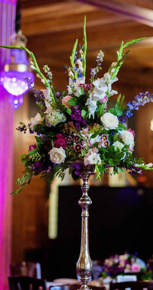 close up of centerpiece
