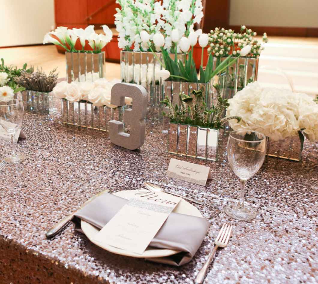 tablescape at the forum