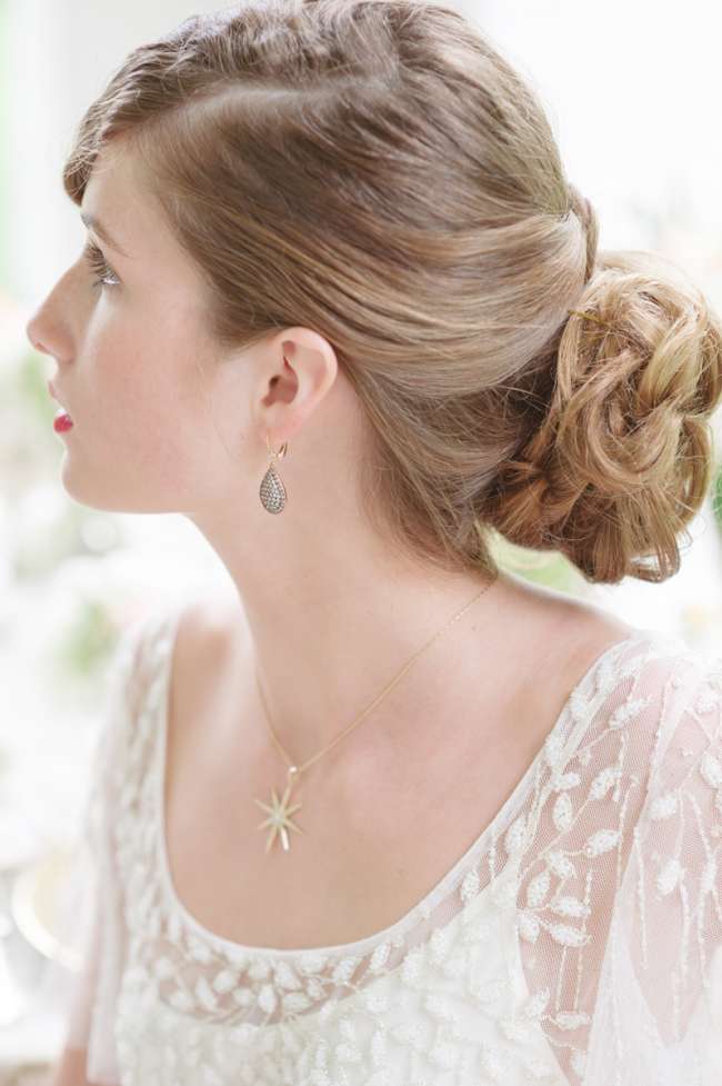 Understated and elegant updo