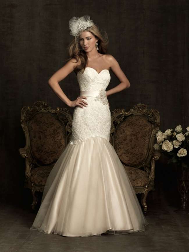 Allure Bridal Strapless Gown