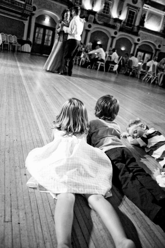 Mother Son Dance with an Audience