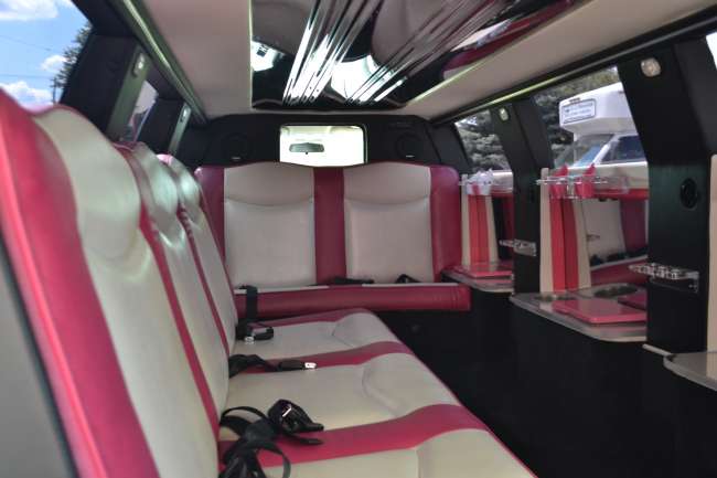 Pink Chrysler Limo