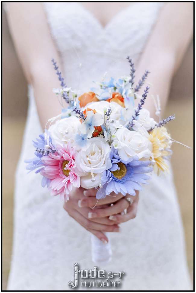 Bouquet of Silk Flowers