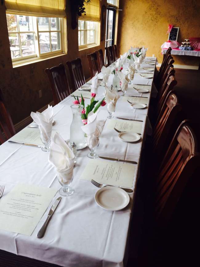 The Garden Room Set for a Bridal Shower