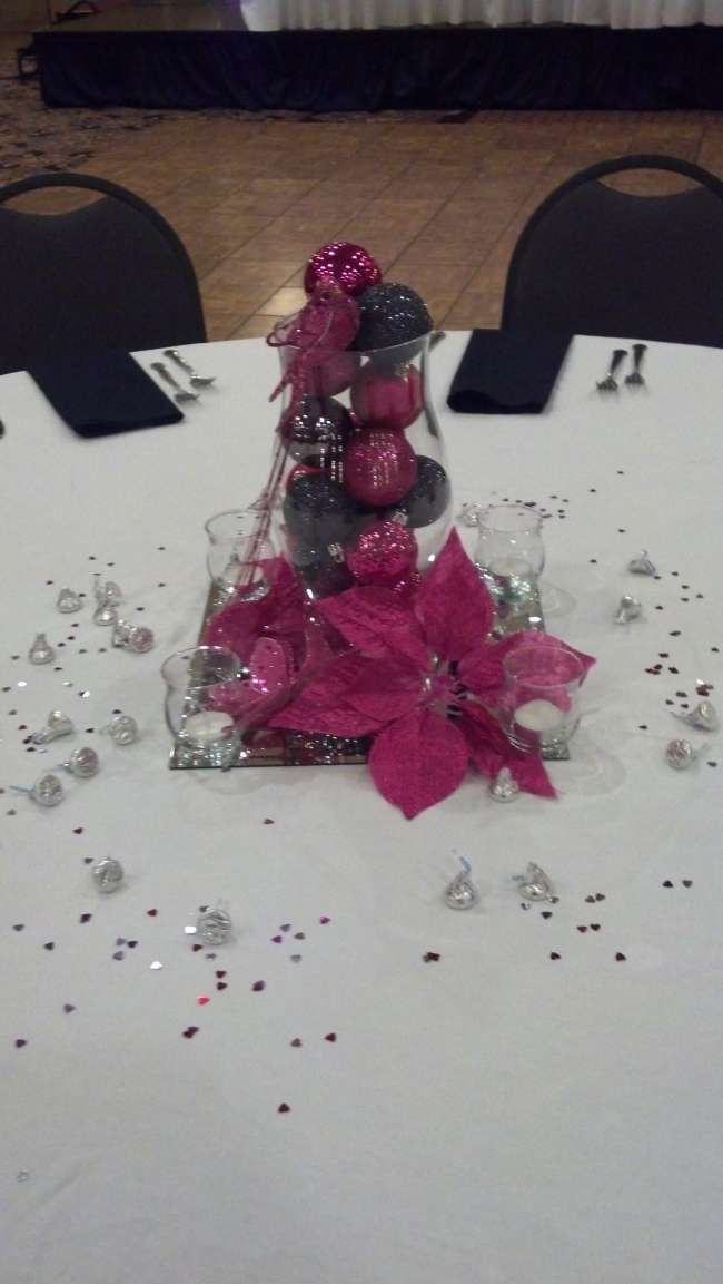 Glittery Centerpieces