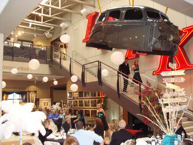 Reception in car museum