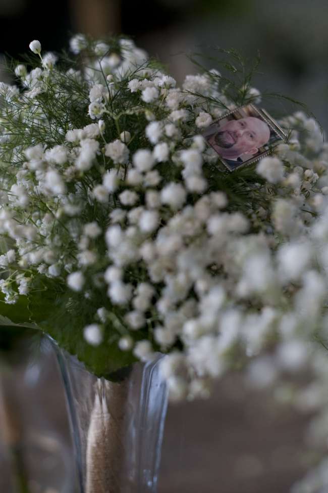 Sentimental Picture Charm on Bouquet