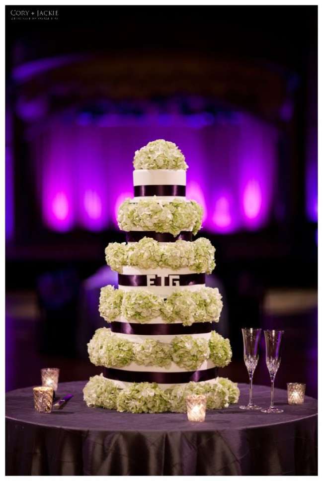 Purple and Green Cake
