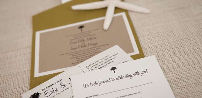 Pocketfold Destination Wedding Invitation