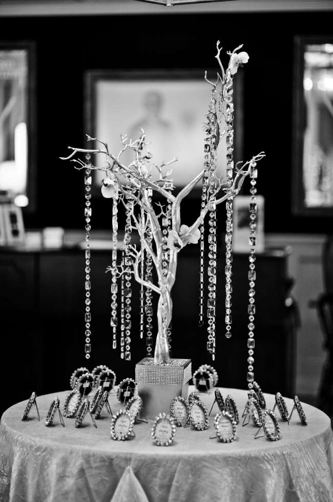 Escort table at Reception