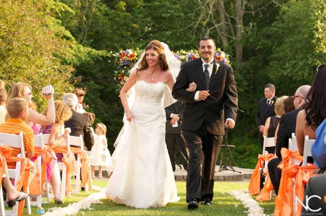 Sunny Orange Weddings at Avon Gardens