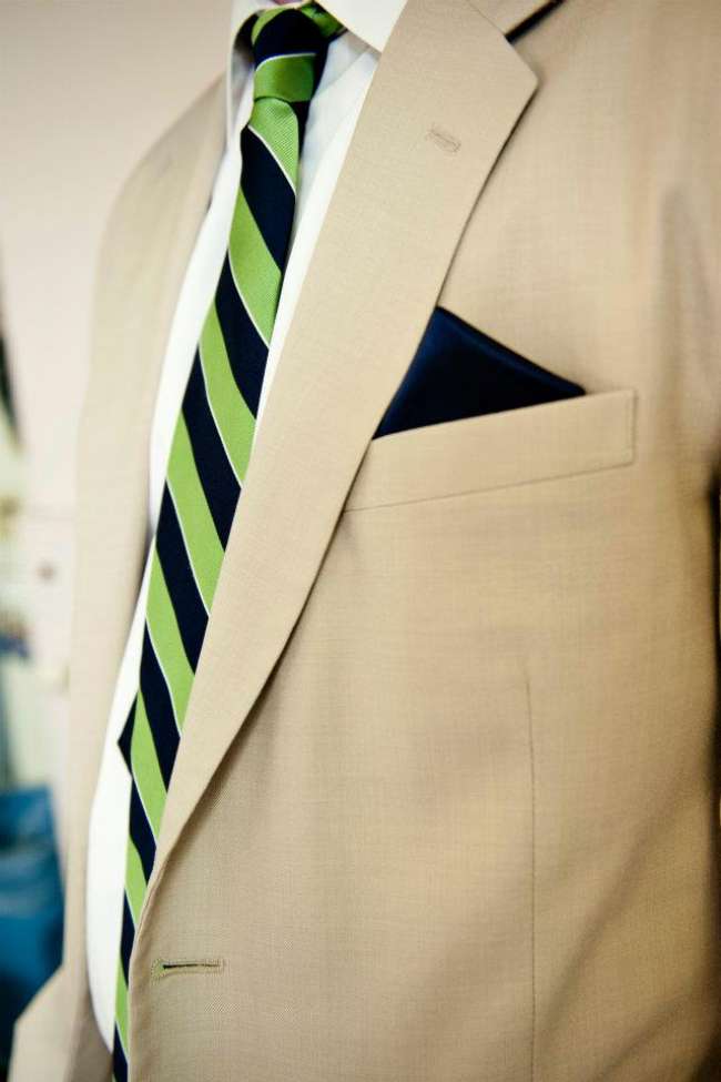 Preppy suit and tie