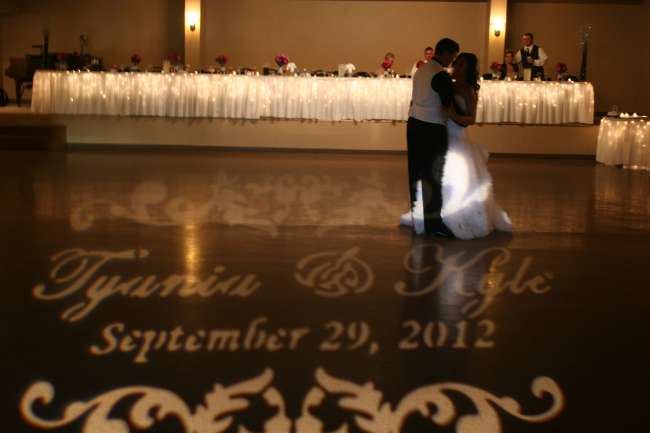 Monogram dance floor