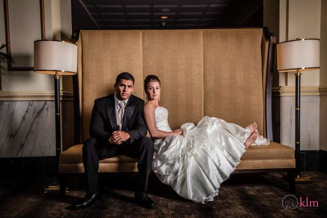 Bride & Groom in Classic Formalwear