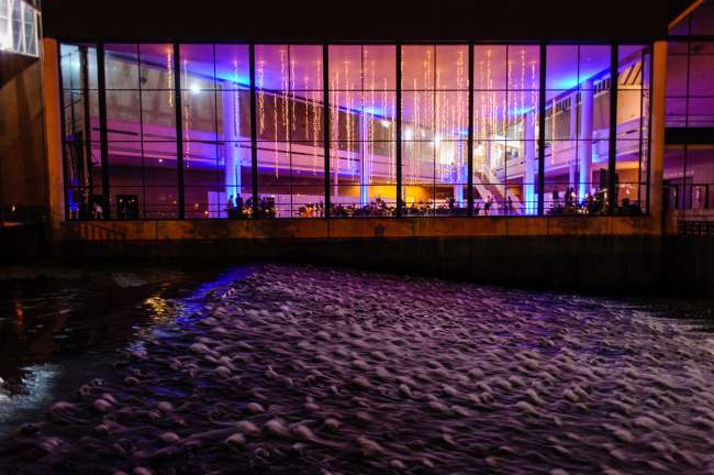 View From Outside Century Center During Reception