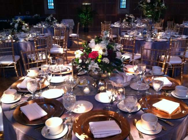 Reception Tablescape