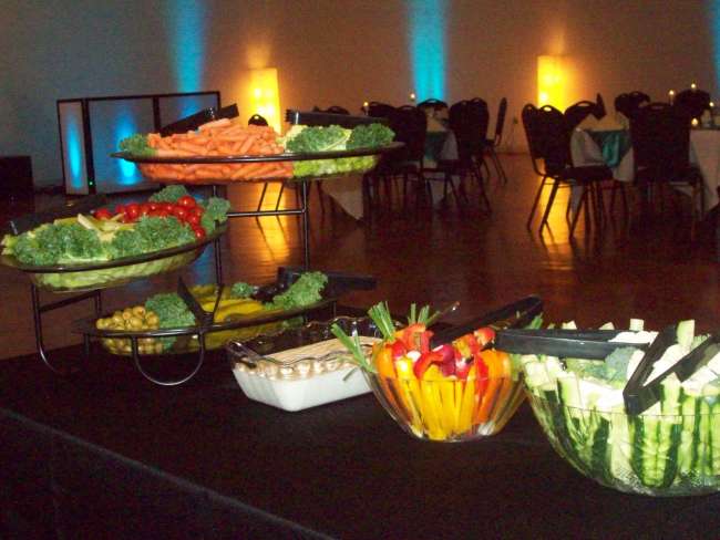 Appetizer Display in the Great Room