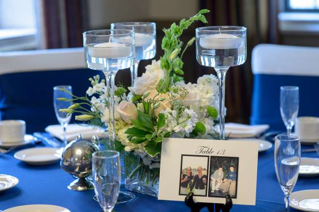 Centerpiece and Table Number