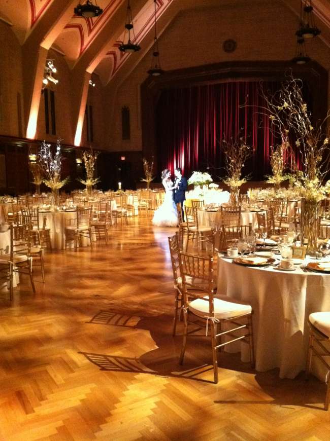 A Couple at their Elegant Reception