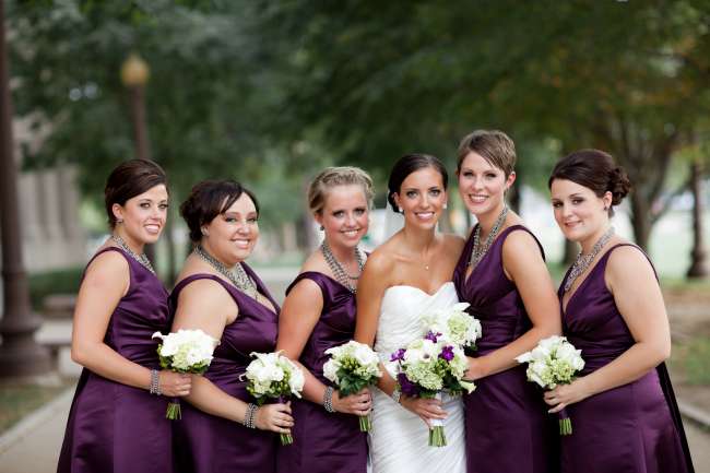 Bride and her bridal party