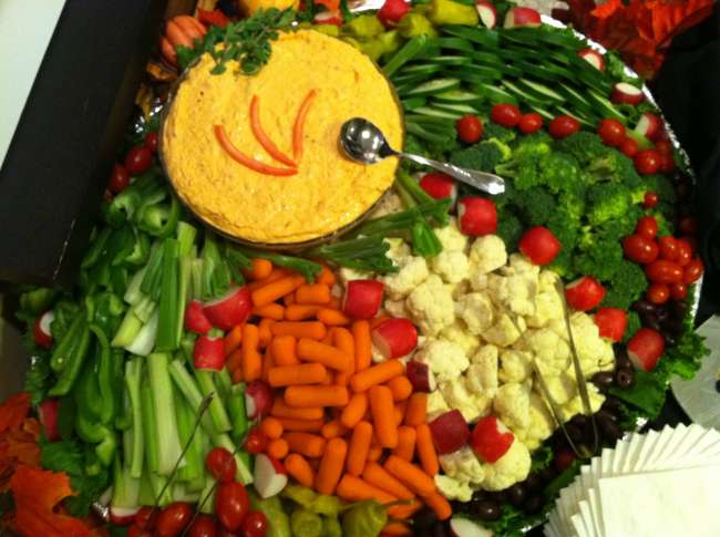 Chef Ali's vegetable platter