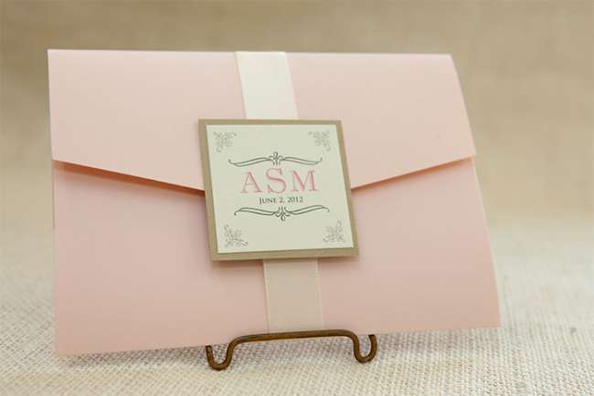 Pocketfold Wedding Invitation