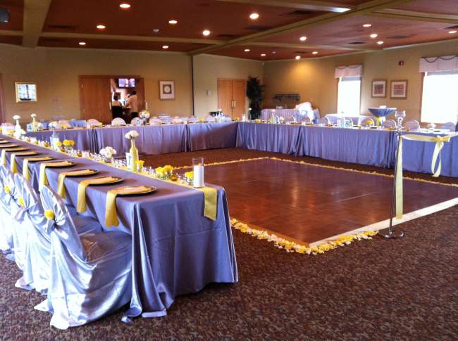 Yellow & Silver Reception 