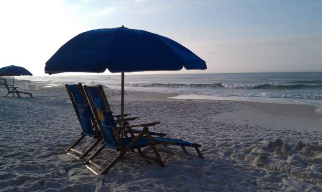 Beach seating for two