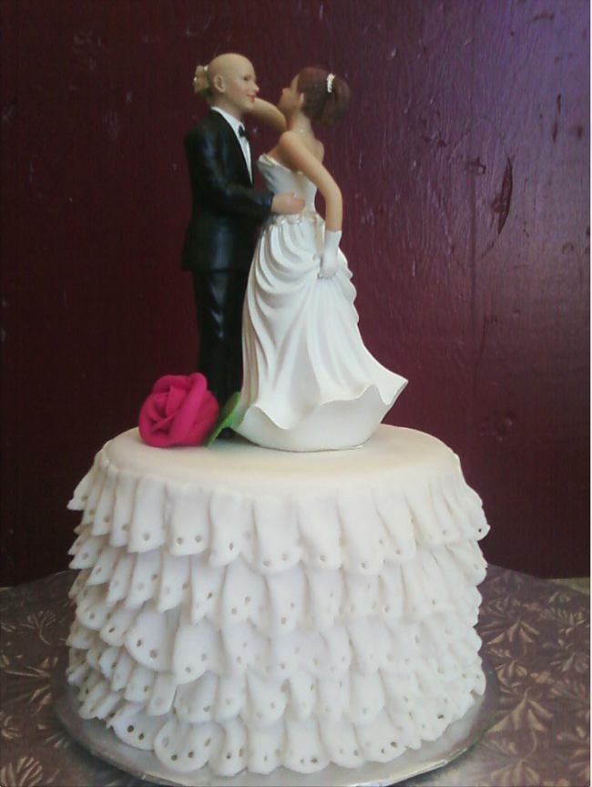 Bride and Groom Cake Topper