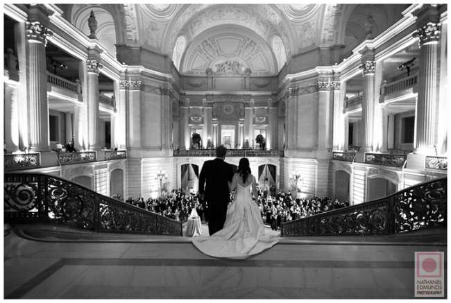 Bride & Groom Walking Into Reception 