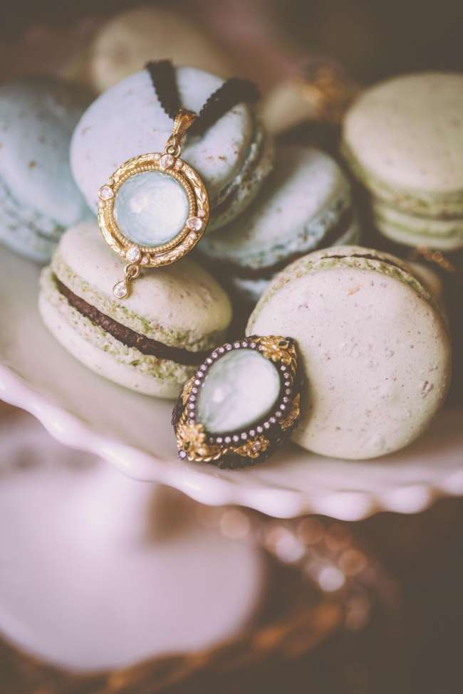 Vintage Jewelry on Macaroons