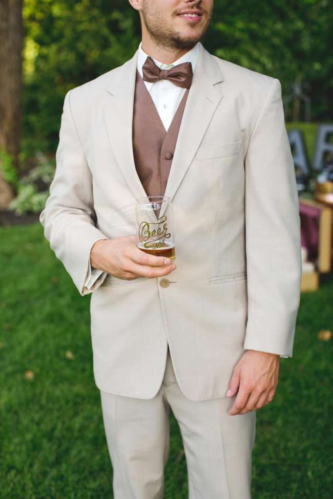 Groomsmen With Beer Snob Glass