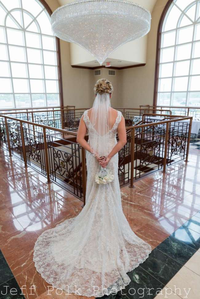 Bride with Chandelier