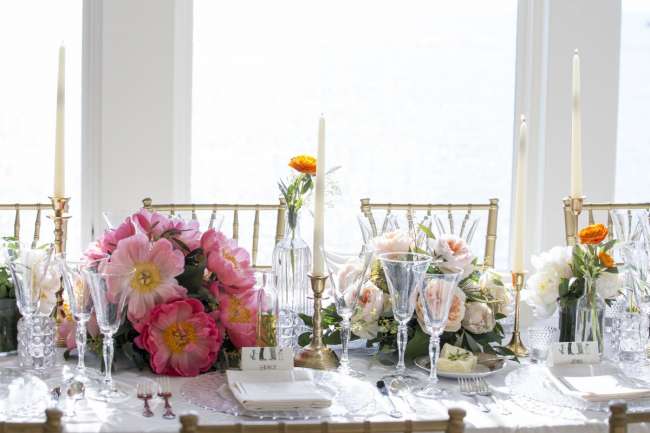 Romantic South Haven Tablescape 