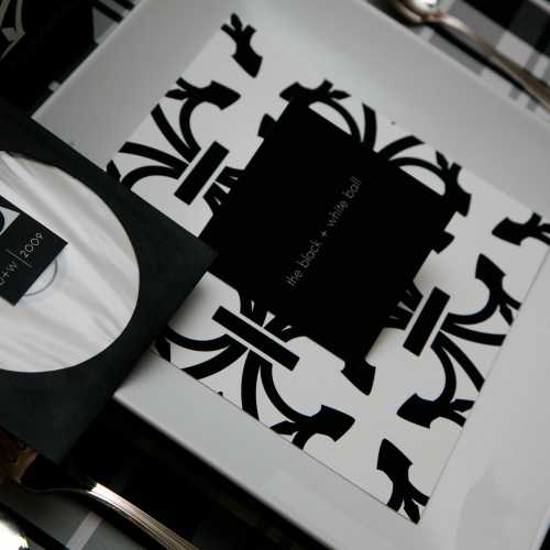 Black and White Tablescape