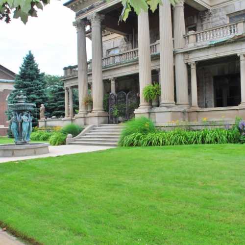 Grand mansion exterior